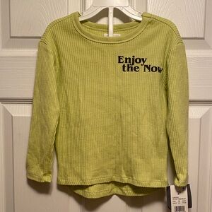 Grayson Mini Kids Lime Green Long Sleeve Shirt…
